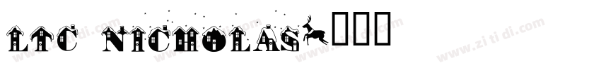 LTC Nicholas字体转换